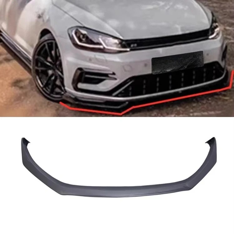 Carbon Fiber Car Front Bumpers Lip Splitter for Vw Golf 7 7.5 R Mk7 Front Lip